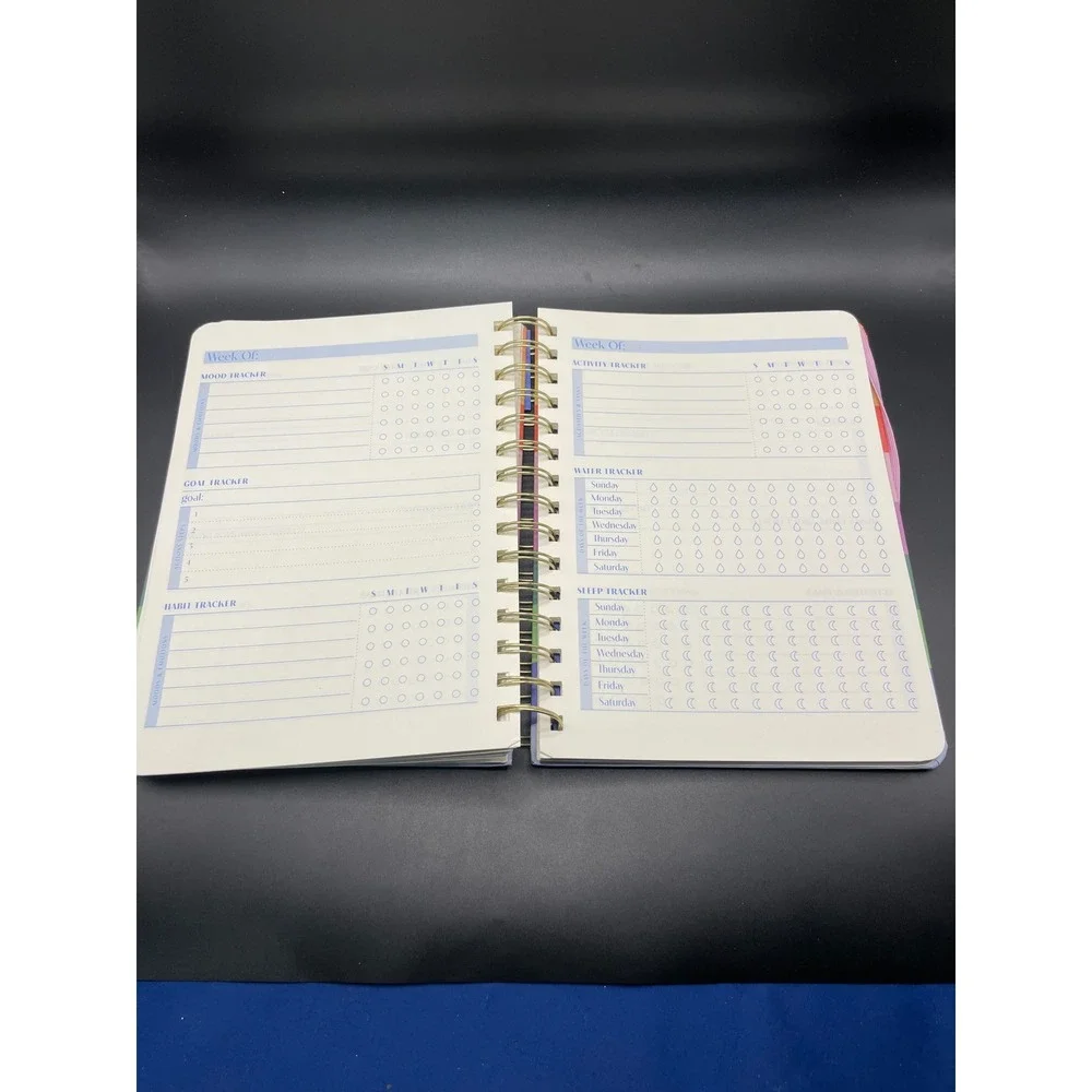 Spritz Guided Journal Rainbow Don't Stress Do Your Best Wellness Planner 8x6.5